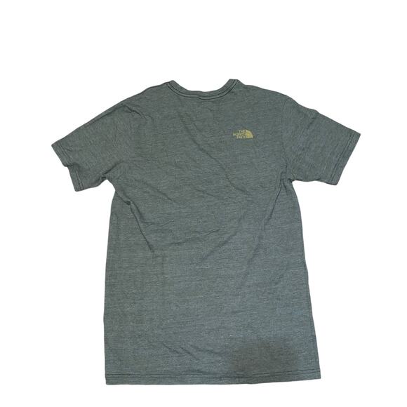 The North Face Never Stop Sleeping Around Camping Green Short Sleeve Slim Tee M - Picture 2 of 4